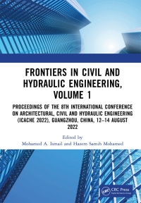 Cover image: Frontiers in Civil and Hydraulic Engineering, Volume 1 1st edition 9781032382470