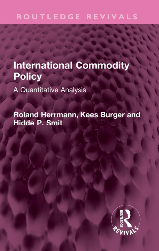 Cover image: International Commodity Policy 1st edition 9781032459196