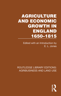 Imagen de portada: Agriculture and Economic Growth in England 1650-1815 1st edition 9781032470870