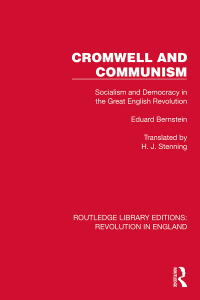 Cover image: Cromwell and Communism 1st edition 9781032472201