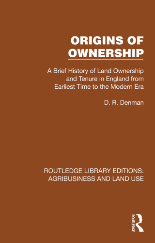 Cover image: Origins of Ownership 1st edition 9781032479774