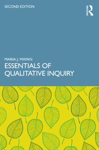 Omslagafbeelding: Essentials of Qualitative Inquiry 2nd edition 9781629583266