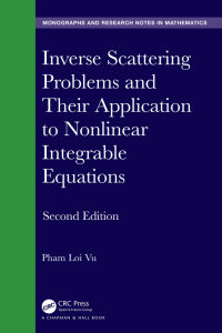 Cover image: Inverse Scattering Problems and Their Application to Nonlinear Integrable Equations 2nd edition 9781032429212
