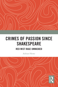 Cover image: Crimes of Passion Since Shakespeare 1st edition 9781032295183