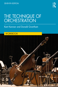 Cover image: The Technique of Orchestration Workbook 7th edition 9780367672973