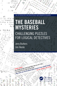 Imagen de portada: The Baseball Mysteries 1st edition 9781032365053
