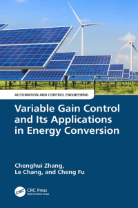 Cover image: Variable Gain Control and Its Applications in Energy Conversion 1st edition 9781032491844