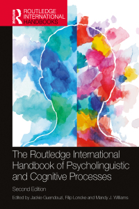 Imagen de portada: The Routledge International Handbook of Psycholinguistic and Cognitive Processes 2nd edition 9781032068664