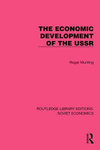 Cover image: The Economic Development of the USSR 1st edition 9781032485515