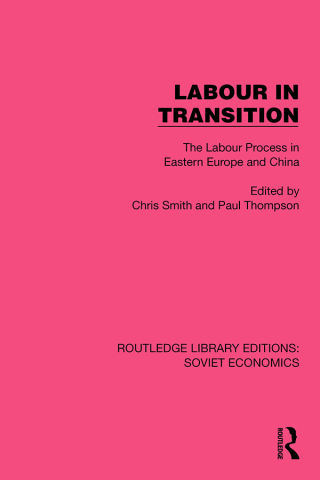 Imagen de portada: Labour in Transition 1st edition 9781032493749