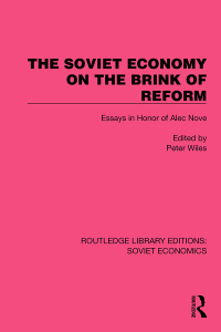 Cover image: The Soviet Economy on the Brink of Reform 1st edition 9781032494845