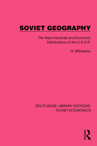 Omslagafbeelding: Soviet Geography 1st edition 9781032488998