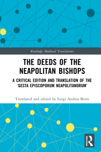 Cover image: The Deeds of the Neapolitan Bishops 1st edition 9781032042398