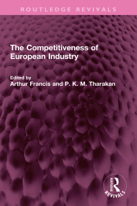 Imagen de portada: The Competitiveness of European Industry 1st edition 9781032439952