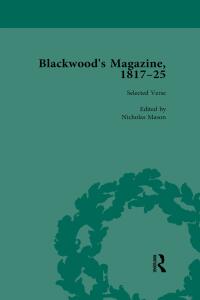 Cover image: Blackwood's Magazine, 1817-25, Volume 1 1st edition 9781138750401