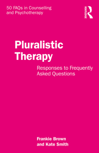 Cover image: Pluralistic Therapy 1st edition 9781032305677