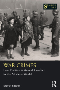 Cover image: War Crimes 1st edition 9780367632939