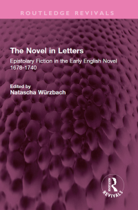 Cover image: The Novel in Letters 1st edition 9781032422237