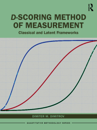 Cover image: D-scoring Method of Measurement 1st edition 9781032380063
