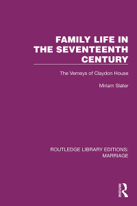 Imagen de portada: Family Life in the Seventeenth Century 1st edition 9781032462738