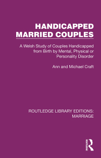 Cover image: Handicapped Married Couples 1st edition 9781032481166