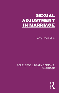 Titelbild: Sexual Adjustment in Marriage 1st edition 9781032484655