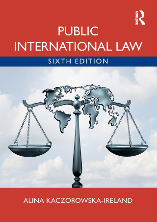 Cover image: Public International Law 6th edition 9780367516017