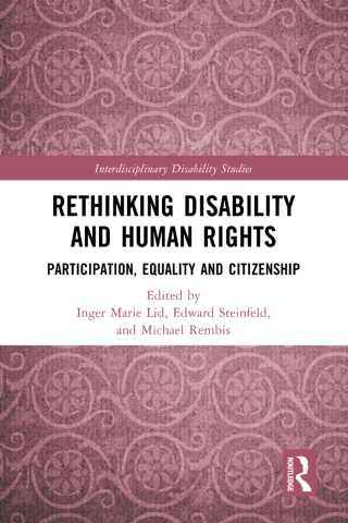 Cover image: Rethinking Disability and Human Rights 1st edition 9780367511562