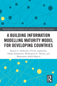 Imagen de portada: A Building Information Modelling Maturity Model for Developing Countries 1st edition 9781032444529