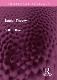 Omslagafbeelding: Social Theory 1st edition 9781032521879