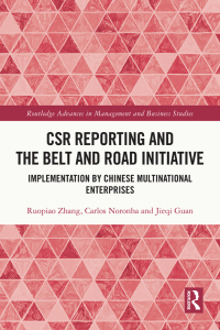 Cover image: CSR Reporting and the Belt and Road Initiative 1st edition 9781032298689