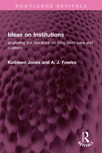 Imagen de portada: Ideas on Institutions 1st edition 9781032521626