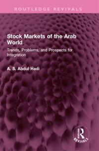 Imagen de portada: Stock Markets of the Arab World 1st edition 9781032511276