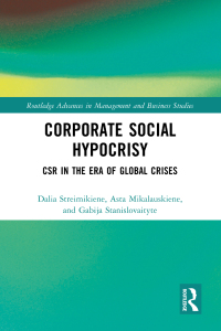 Cover image: Corporate Social Hypocrisy 1st edition 9781032489957