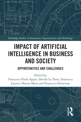 Cover image: Impact of Artificial Intelligence in Business and Society 1st edition 9781032303413