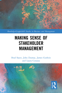 Cover image: Making Sense of Stakeholder Management 1st edition 9781032516967