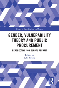Cover image: Gender, Vulnerability Theory and Public Procurement 1st edition 9781032442815