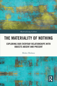 Cover image: The Materiality of Nothing 1st edition 9780367655570