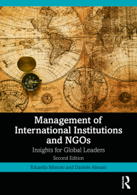 Imagen de portada: Management of International Institutions and NGOs 2nd edition 9780367132996