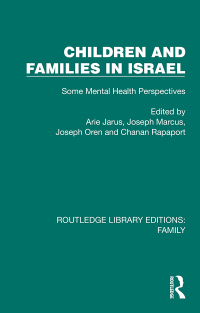 Cover image: Children and Families in Israel 1st edition 9781032538532