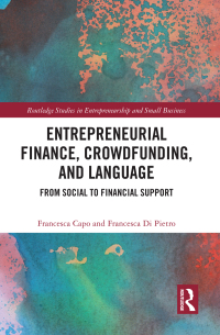 Omslagafbeelding: Entrepreneurial Finance, Crowdfunding, and Language 1st edition 9781032394688