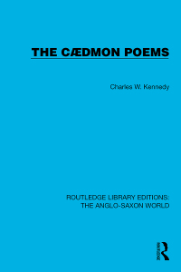 Cover image: The Cædmon Poems 1st edition 9781032541167