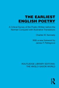 Cover image: The Earliest English Poetry 1st edition 9781032543048