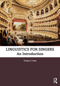 Cover image: Linguistics for Singers 1st edition 9781032341538