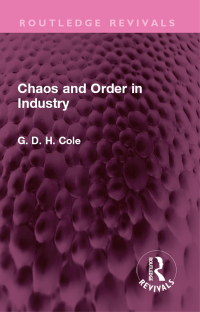 Cover image: Chaos and Order in Industry 1st edition 9781032547954