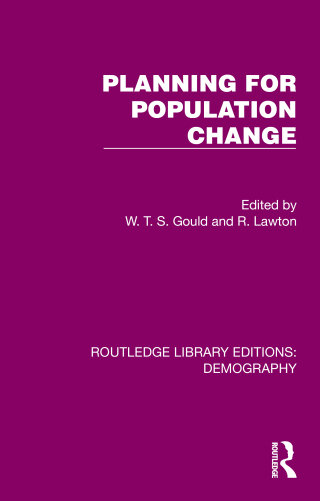 Imagen de portada: Planning for Population Change 1st edition 9781032551142