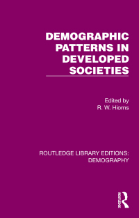 Cover image: Demographic Patterns in Developed Societies 1st edition 9781032551296