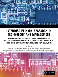 Cover image: Interdisciplinary Research in Technology and Management 1st edition 9781032553917