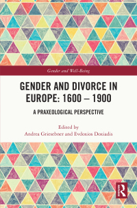 Cover image: Gender and Divorce in Europe: 1600 – 1900 1st edition 9781032369327