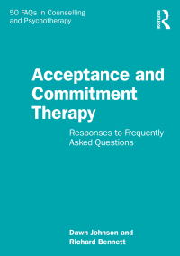 Imagen de portada: Acceptance and Commitment Therapy 1st edition 9781032429380